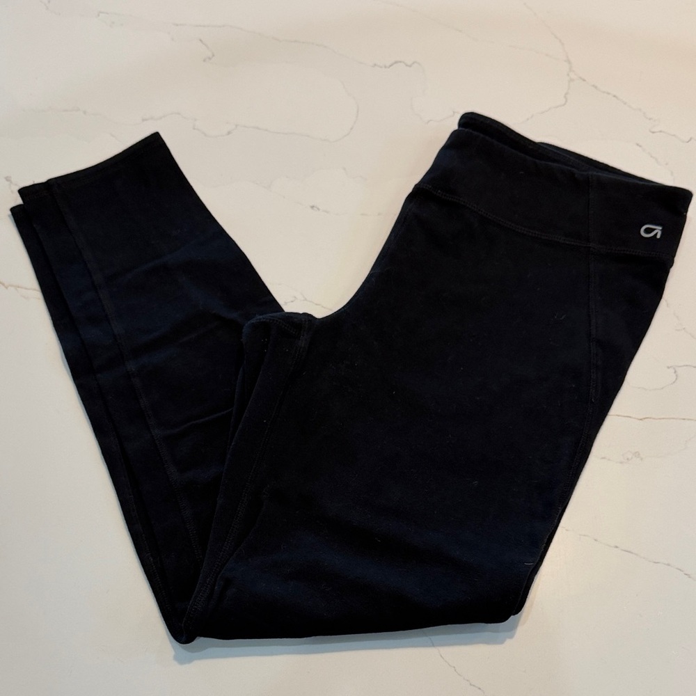 GAP Black Womens Leggings with Small Logo
